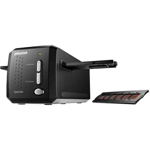 Сканер Plustek OpticFilm 8200i SE 7200dpi 48bit LED швидк. 36 сек. плівк.слайд-сканер чорний - фото 3