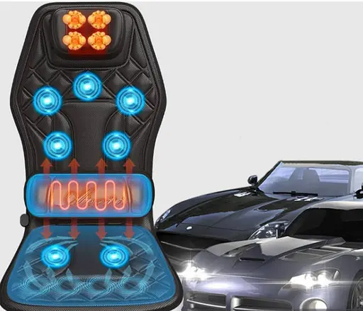 Массажная накидка 308 Е-lux для спины и тела (вибромассаж, роликовый массаж) - фото 4