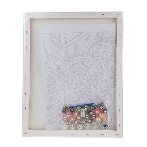 Набір для розпису по номерах "На відпочинку" 40*50 см, IDEA2-GX47532, ТМ "99IDEAS" - фото 6