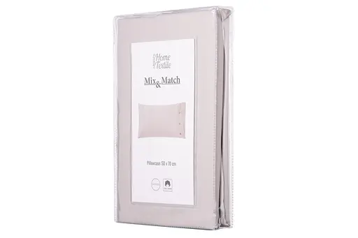 Наволочка Ardesto Mix&Match, 50х70см, 100% хлопок, сатин, айвори (ART5070PCC) - фото 4