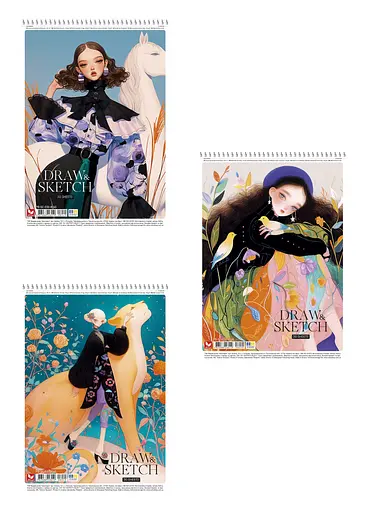 Набір альбомів для малювання 3 шт. Альбом Школярик 30 арк. А4 8040 4823088248210 - фото 1