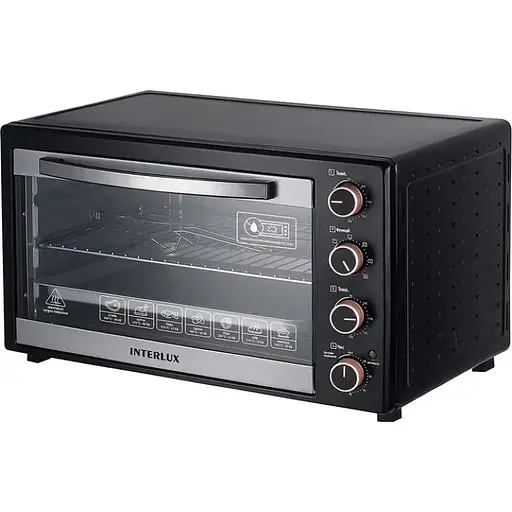 Духовка Interlux ILEO-0062BG 62 л, конвекция, черная - фото 1