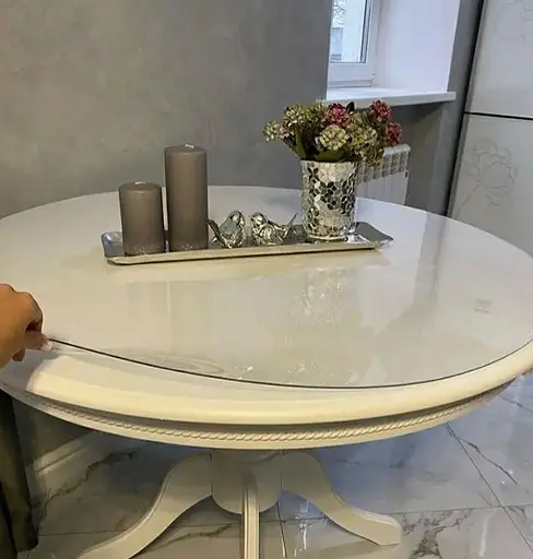 Силіконова скатертина Crystal М'яке скло 230х100 см 1.5 мм (1500 мікрон) - фото 2