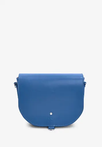 Женская кожаная сумка Ruby L ярко-синяя - фото 3