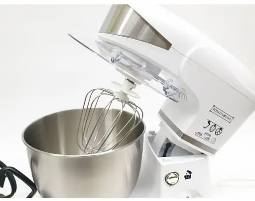 Кухонный комбайн тестомес Royalty Line PKM-1600 White - фото 3
