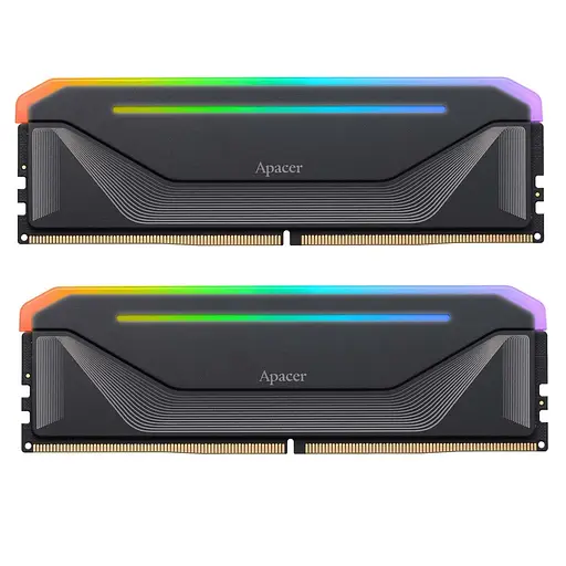 Модуль памяти DDR5 2x16 ГБ/5600 Apacer NOX RGB Black (AH5U32G56C522NBAA-2) - фото 1
