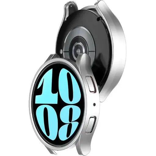 Чехол-бампер DK Пластик Soft-Touch для Samsung Galaxy Watch6 (R940 / R945) 44mm (silver) - фото 2