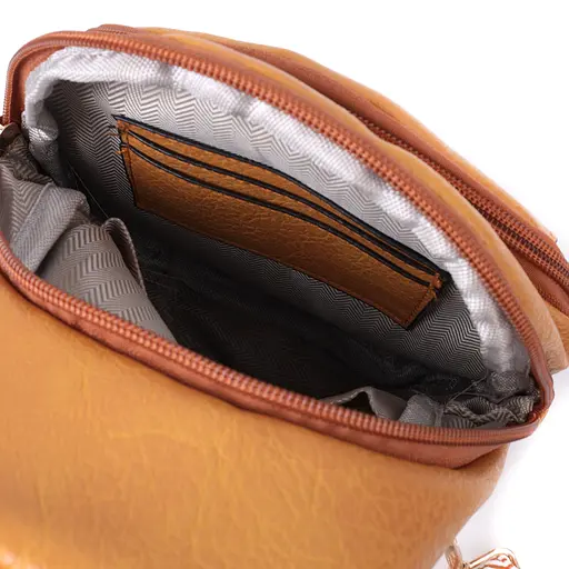 Женская сумка Vintage через плечо с отверстием для наушников из экокожи 17х27х6.5 см sum0026979 - фото 7