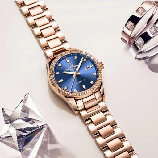 Жіночий механічний класичний годинник Carnival Malpes - фото 6