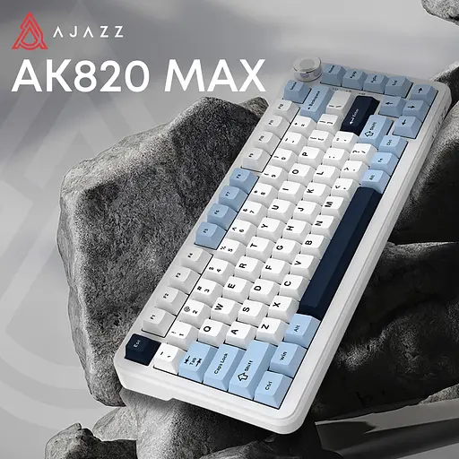 Клавіатура Ajazz AK820 MAX Plus Daydream Switch Blue/White/Dark Blue (AK820MAX-DD-BWD) [142204] - фото 3