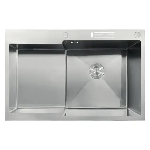 Кухонная мойка Mixxus MH7849R-HK Nano-Silver MX1937, Нержавеющая сталь - фото 1
