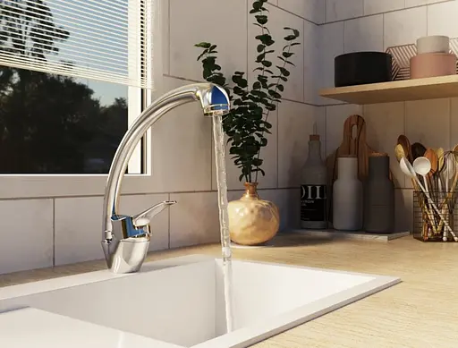 Смеситель для кухни Kroner KRM Odra - C036 CV021186 Хром - фото 10