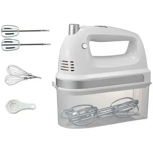 Ручной электрический миксер Sokany SK-6631 с насадками для замешивания крутого теста 5 режимов 300 Вт - фото 2