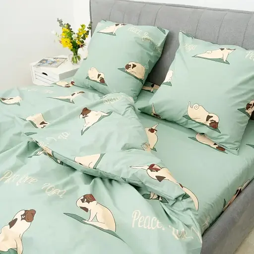 Комплект постільної білизни Viluta двоспальний ранфорс 24274 100% бавовна - фото 4