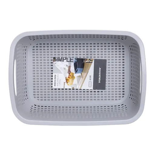 Кошик для миття овочів та фруктів Yiwu пластиковий 29х5х21х11 см білий HP-45-6W - фото 6