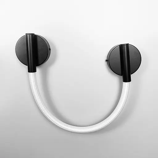 Сучасне бра із обплетеним неоном довжиною 75 см Арт. W 210/600 BK Line F - фото 8