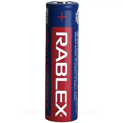 Літій-іонний акумулятор Rablex 18650 1200 mAh 3.7 V (Li-ion) Original синій - фото 1