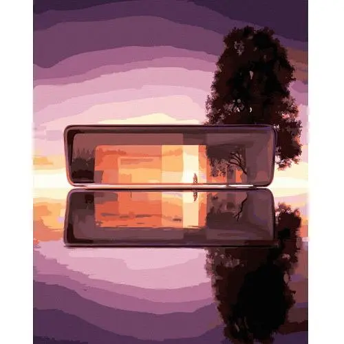 Розмальовка за номерами Brushme Баланс із природою (40х50) (GX40385)