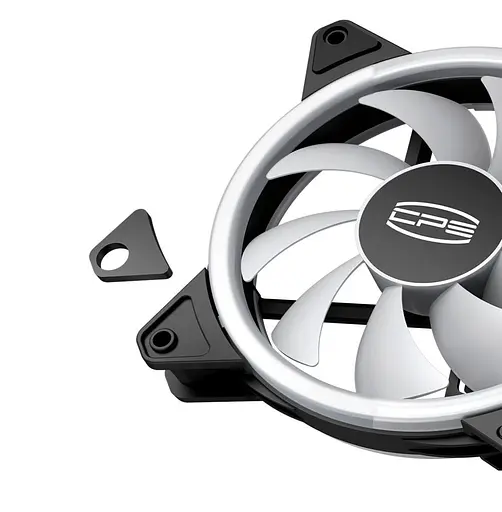 Комплект вентиляторів PcCooler F3 T120 ARGB BK 3-Pack (F3 T120 ARGB 3 in 1 Black) - фото 3