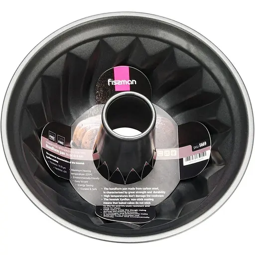 Форма для випічки кексу Fissman 24.5x10.5 см темно-сіра (5669) - фото 4