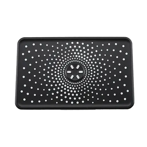 Душова система Frap F2471-9, вилив - перемикач на лійку, 3-функції, Графітовий хром - фото 4