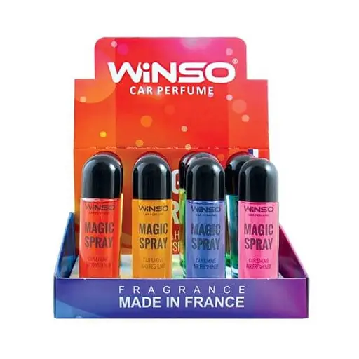 Набір ароматизаторів Winso Magic Spray MIX №3, 30мл, 12шт. (500033)