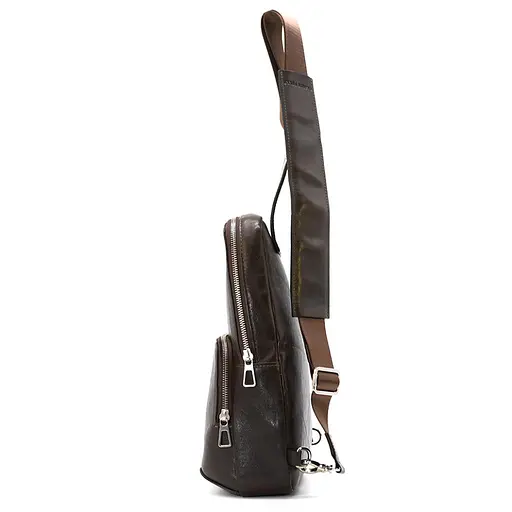 Шкіряна сумка-слінг Grande Pelle 31х20х7 см sum0025545 - фото 7