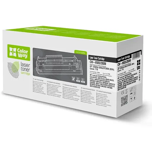 Картридж HP 05A (CE505A), Black, P2035/P2055, 2300 стор, ColorWay (CW-H505/280M)