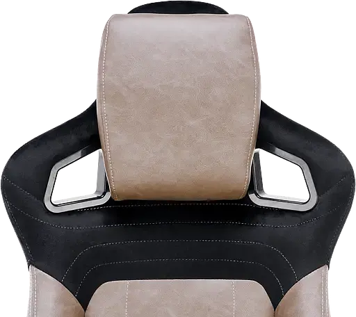 Геймерское кресло GT Racer черное с коричневым (X-2420 Black/Brown) - фото 9