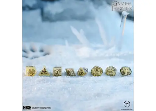 Набор кубиков Game of Thrones. Stark Dice Set , 7 шт. (GOT/00190166/2025/1/A) - фото 3