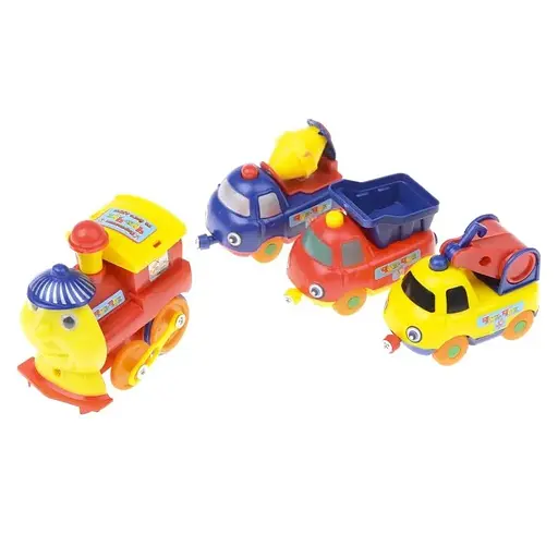 Игрушечная строительная техника с паровозиком IE675