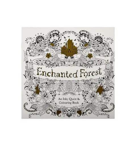 Розмальовка антистрес "Enchanted Forest" COLOR-IT GDM-002, 12 аркушів