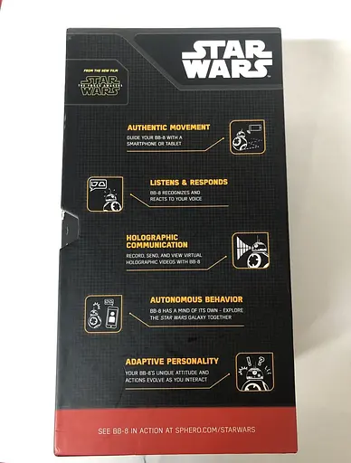 Фигурка Sphero App-Enabled Droid Star Wars BB-8 Звездные войны Би-би-восемь 10 см SW BB 10 - фото 7