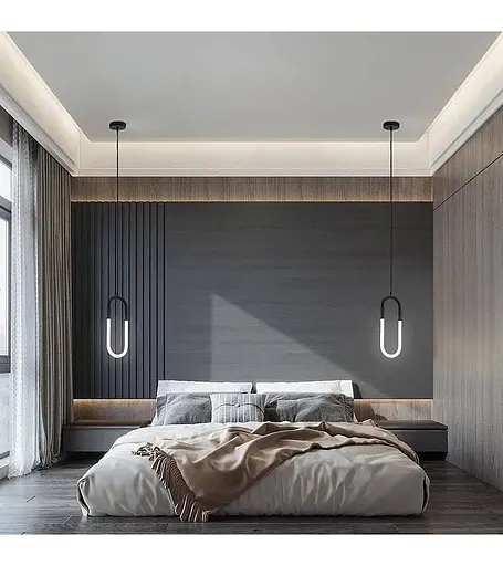 Люстра-підвіс Romin FZ 9097-600 BK чорний - фото 3