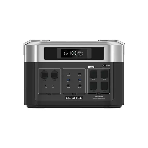 Портативна зарядна станція OUKITEL BP2000E (2048 Вт·год / 2200 Вт) (42-00100) - фото 2