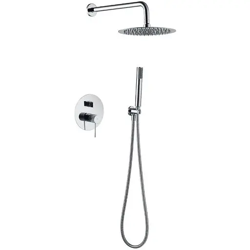 Душова система прихованого монтажу Imex Line хром GPD038, Хром - фото 1
