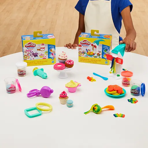 Набор для творчества Hasbro Play-Doh с лепочной массой Маленький кухонный набор Lil Noodle Playset (F3159_F3465) - фото 14