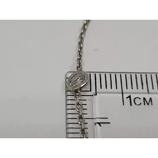 Серебряное колье Диама с фианитами. Артикул 51011115033 - фото 3