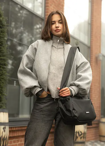 Женская сумка Sambag Dart черная 32 х 25 х 13 см (90321064) - фото 2