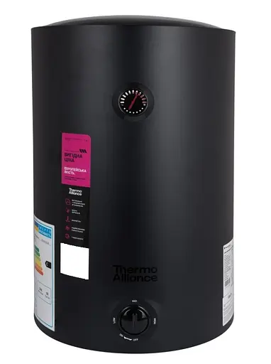 Водонагреватель электрический Thermo Alliance, 1500 Вт, мокрый ТЭН, 50 л универсальный, цилиндрический, черный (D50VH15Q2В) - фото 1
