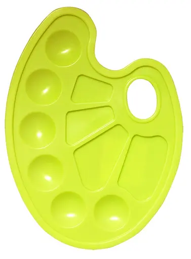 Палитра для рисования желтая