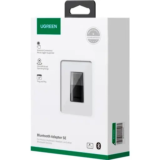Bluetooth-адаптер Ugreen BT301 Bluetooth V 5.3 Adapter Black (35994) [141937] - фото 3