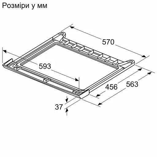 Siemens Комплект монтажный для соединения стиральной машины с сушильной машиной, выдвижная полка, белый - фото 2