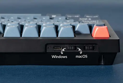 Клавиатура Keychron V5 Max Gateron Jupiter Banana Hot-Swap EN/UKR RGB Black (V5M-D4-UA) - фото 5