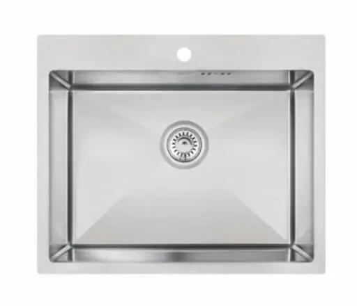 Мийка кухонна Kraft Handmade HS6045 + кошик 600х450х230х3 мм Нержавіюча сталь 30412 - фото 2