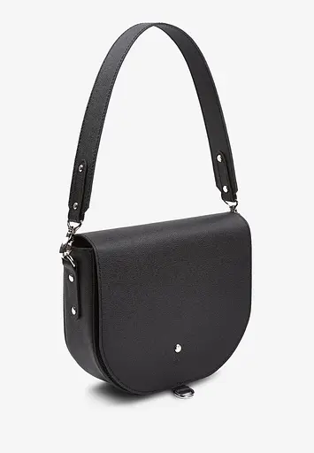 Жіноча шкіряна сумка Ruby L чорна Saffiano - фото 4