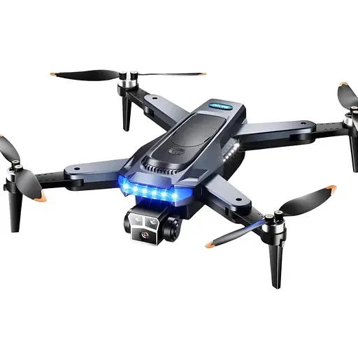 GPS-дрон HYTOBP P17PRO с бесщеточным двигателем 5G Transmission 3 батареи для взрослых с камерами 4K до 249 г