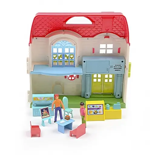 Игровой набор Кукольный домик с мебелью и фигурками IM435