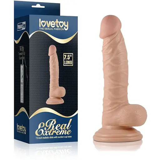 Фалоімітатор LoveToy Real Extreme 19 см тілесний