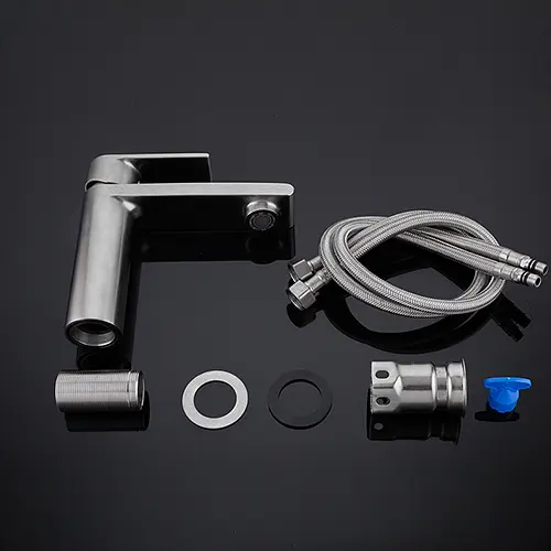 G1099-20 Змішувач для умивальника гайка Ø35 Gappo Satenresu-KO 1/8 Нержавіюча сталь - фото 4